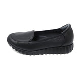 KORU Black Soft Walking Slip-ons