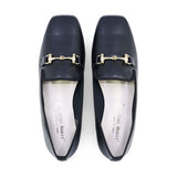 KOSAME Black Driving Sole Rain Loafers