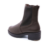 KOYUKI Dark Brown Anti-Slip Heel Boots