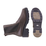 KOYUKI Dark Brown Anti-Slip Heel Boots
