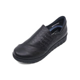 KURUMI Black Anti-Slip Soft Walking Slip-Ons