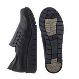 KURUMI Black Anti-Slip Soft Walking Slip-Ons