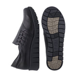 KURUMI Black Anti-Slip Soft Walking Slip-Ons