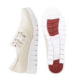 KURUMI Ivory Anti-Slip Soft Walking Slip-Ons
