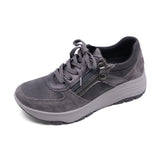LEDA Dark Grey Anti-Slip Sneakers