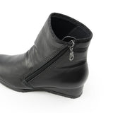 MARIKA Dark Brown Anti Slip Soft Wedge Boots