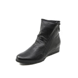 MARIKA Black Anti Slip Soft Wedge Boots