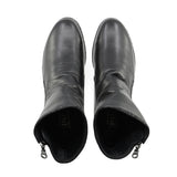MARIKA Black Anti Slip Soft Wedge Boots