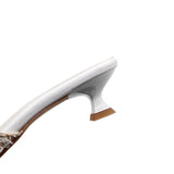 NOZOMI Beige Mule Sandals