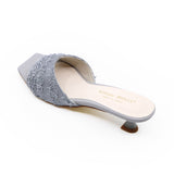 NOZOMI Light Grey Mule Sandals