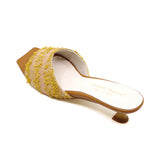 NOZOMI Mustard Mule Sandals