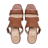 Narumi Brown Slim Fit Soft Heels