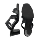 Narumi Black Slim Fit Soft Heels