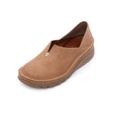 NATSUMI Camel Ultra Light & Wide Fit Slip-ons
