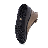 NAWA Black Nubuck Anti-Slip Wide Fit Short Boots