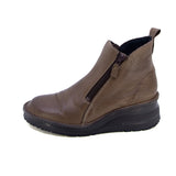 NAWA Grey Anti-Slip Wide Fit Short Boots