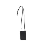 Niki  Black Nappa  Leather Phone Holder