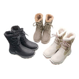 NOLIN Black Waterproof Anti-Slip Warm Boots