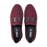 AURIE Bordoux Wide Fit Stretch Slip-Ons