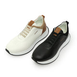 Pablo Homme White Soft Walking Sneakers