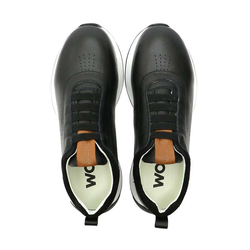 Pablo Homme Black Soft Walking Sneakers