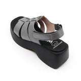PALOMA Dark Silver Soft Walking FLY Sandals
