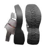 PALOMA Dark Silver Soft Walking FLY Sandals