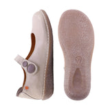 PASS BUTTON Beach Strap Flats