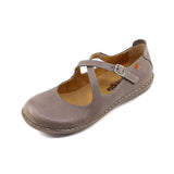 PASS-X Latte Cross Strap Flats