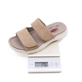 PEYTON White Rolling Soft Sandals