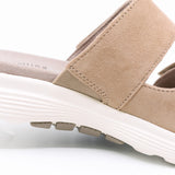 PEYTON White Rolling Soft Sandals