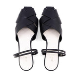 PEMA All Black 2 Ways Sandals