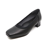 PITTA SOFT LOW Black Balanced Heel Pumps