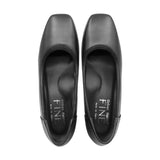 PITTA SOFT LOW Black Balanced Heel Pumps