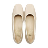 PITTA SOFT LOW Oak Beige Balanced Heel Pumps