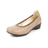 RANO Beige Soft Walking Wedges