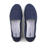 RELLA Denim Mesh Soft Walking Stretch Flats