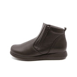 RIKKU Dark Brown Anti-Slip Wide Fit Boots