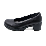 RIONA All Black Soft Walking Pumps