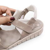 RURIKA Grey Soft Walking Sandals