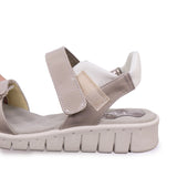 RURIKA Grey Soft Walking Sandals