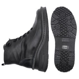 RUTO Black Anti-Slip Wide Fit Boots