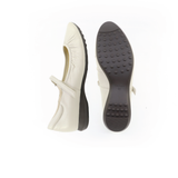 MEGUMI Beige Soft Walking Mary Jane