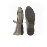 MEGUMI Taupe Soft Walking Mary Jane