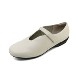 SACHIKO Off White Soft Walking Strap Mary Jane