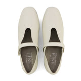 SACHIKO Off White Soft Walking Strap Mary Jane