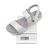 SAVANA Silver Soft Walking Sandals