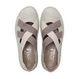 Shito Ivory Ultra Light & Wide Fit Slip On