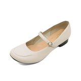 SIRENE BELT Ivory Soft Walking Mary Jane