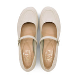 SIRENE BELT Ivory Soft Walking Mary Jane